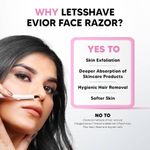 Buy LetsShave Face Hair Removal Razor For Women - Pack of 3 - Purplle