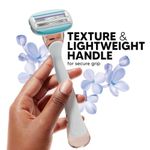 Buy LetsShave Evior 6 Body Hair Removal Razor for Women (1 Razor Handle, 1 Blade Cartridge, 1 Blade Case) - Purplle