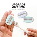 Buy LetsShave Evior 6 Body Hair Removal Razor for Women (1 Razor Handle, 1 Blade Cartridge, 1 Blade Case) - Purplle