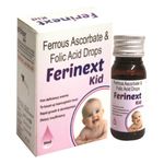 Buy West Coast Ferinext Kid Ferrous Ascorbate & Folic Acid Drops (30 ml)(Pack of 4) - Purplle