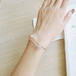 Buy Ferosh Aiko Arrow Gold Bracelet - Purplle