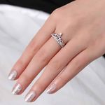 Buy Ferosh Ayzaria Silver Ring - Purplle