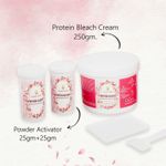 Buy Glamveda Protein Bleach With Vitamin E & Milk (250 g) - Purplle
