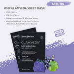 Buy Glamveda Arbutin Hydration Face Mask Sheet (25 g) - Purplle