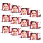 Buy Charm & Glow Natural Herbal Facial Kit With 5 Steps Facial (12 Pack) - Purplle