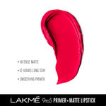 Buy Lakme 9 to 5 Primer + Matte Lip Color - MR19 Crimson Cue (3.6 g) - Purplle