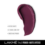 Buy Lakme 9 To 5 Primer + Matte Lip Color - Garnet Punch MM10 (3.6 g) - Purplle