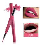 Buy Miss Rose 2 In 1 Creamy Matte Lipstick 7102-001M 03 Flash of Pink - Purplle