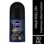 Buy NIVEA MEN Deodorant Roll On Deep Impact Freshness 50ml - Purplle
