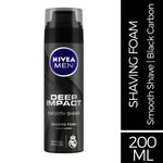 Buy NIVEA MEN Shaving Deep Impact Smooth Shaving Foam 200ml - Purplle
