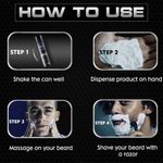 Buy NIVEA MEN Shaving Deep Impact Smooth Shaving Foam 200ml - Purplle