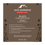 Buy Alps Goodness Henna Based Hair Color Powder - Black (50g) | Mehendi Colour| Kaali Mehendi| Henna Hair Colour| Natural Hair Dye| 100% Natural Powder | No Chemicals, No Preservatives, No Pesticides| Ammonia Free | Peroxides Free | Enriched with herbs - Purplle