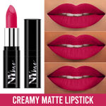 Buy NY Bae Creamy Matte Lipstick - Cruisin' To The Liberty 31 (4.2 g) | Pink | Creamy Matte Finish | Rich Colour Payoff | Full Coverage | Smooth Application | Transfer Resistant | Long lasting | Vegan | Cruelty & Paraben Free - Purplle