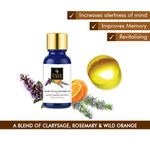 Buy Good Vibes Sharp Focus Diffuser Oil With Clarysage, Rosemary & Wild Orange (10 ml) - Purplle