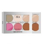 Buy CVB Paris Professional Make-Up Palette Blush & Contour (16 g) - Purplle