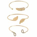 Buy Ferosh Chic Golden Bracelet Set - Purplle