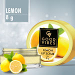 Buy Good Vibes Lip Scrub - Lemon (8 gm) - Purplle