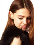Buy Femnmas Golden Punk Celebrity Ear Cuff - Purplle