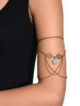 Buy Femnmas Stone Arm Band - Purplle