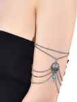 Buy Femnmas Blue Multi Chain Arm Bands - Purplle