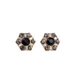 Buy Femnmas Black Designer Studs - Purplle