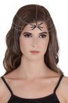 Buy Femnmas Black Beads Head Chains - Purplle