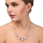 Buy Femnmas Moonlight Flower Necklace - Purplle