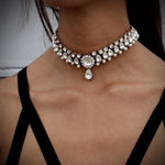 Buy Femnmas Water Drop Collar Necklace - Purplle