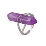Buy Femnmas Purple Celebrity Luster Statement Ring - Purplle