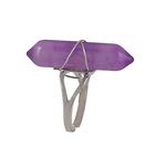 Buy Femnmas Purple Celebrity Luster Statement Ring - Purplle