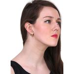 Buy Femnmas Double Sided Celebrity Earring - Purplle