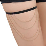 Buy Femnmas Multi Tassel Celebrity Style Thigh Chain - Purplle