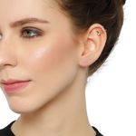 Buy Femnmas Golden Cross Non Pierced Earclip - Purplle