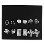 Buy Femnmas 14K Silver Plated Earring Gift Set (Pack Of 6 ) - Purplle