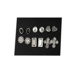 Buy Femnmas 14K Silver Plated Earring Gift Set (Pack Of 6 ) - Purplle