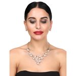 Buy Femnmas Pearl Statement Necklace Set - Purplle