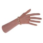Buy Femnmas Gold Hollow Charm Bling Stone Bracelet - Purplle