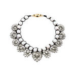 Buy Femnmas Gothic Stone Studded Metal Party Statement Neckpiece - Purplle