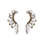 Buy Femnmas Crystal Stones Hammered Party Ear Cuff - Purplle