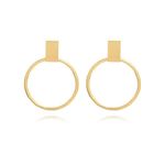 Buy Femnmas Designer Metallic Victorian Earrings - Purplle