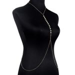 Buy Femnmas Party Fancy Multi Pearls Layered Body Chain Harness - Purplle