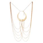 Buy Femnmas Celebrity Inspired Multi Layered Full Coverage Body Chain - Purplle