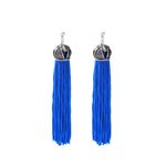 Buy Femnmas Blue Party Fancy Thread Earring - Purplle