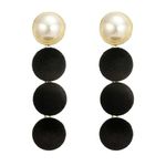 Buy Femnmas Black Cocktail Dress Fancy Earring - Purplle