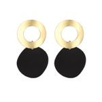 Buy Femnmas Black Gold Ethnic Dress Fancy Earrings - Purplle