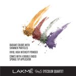 Buy Lakme 9 to 5 Eye Quartet Eyeshadow - Tanjore Rush (7 g) - Purplle