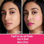 Buy Lakme 9 to 5 Weightless Matte Mousse Lip & Cheek Color - Fuchsia Sude (9 g) - Purplle