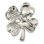Buy Crunchy Fashion Red Clover Brooch - Purplle