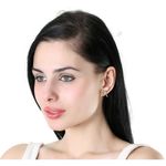 Buy Crunchy Fashion Zircon Studded Square Stud Earrings - Purplle