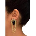 Buy Crunchy Fashion Party Girl Red-Black Earrings Combo For Girls - Purplle